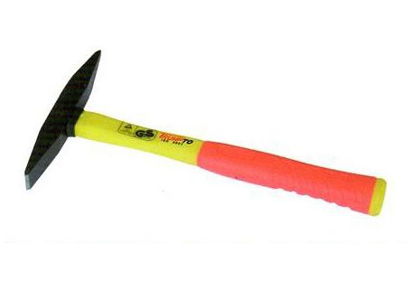 French Type Chipping Hammer with Colour Plastic-Coating Handle