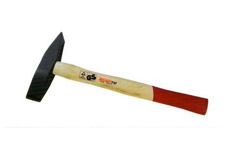 British Type Chipping Hammer with Bleached Handle